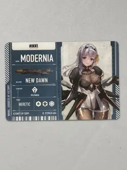 Modernia - Goddess of Victory: Nikke Silver Plastic Card - Image 2