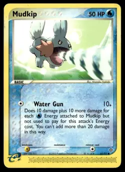 Mudkip 65/97 Dragon Common English Pokemon Card - Image 1