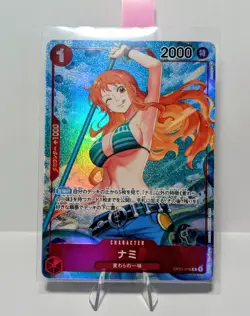 Nami OP01-016 Alt Art R Rare ROMANCE DAWN ONE PIECE Card Game Japanese Bandai NM - Image 1