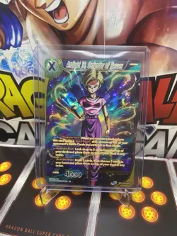 Android 18 Defender Of Heroes 093SPR✨Dragon Ball SPR Foil Card✨SPecial Rare✨ - Image 4