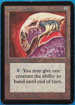 Helm of Chatzuk Alpha PLD Artifact Rare MAGIC MTG CARD (ID# 505208) ABUGames - Image 1