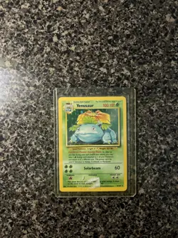 Pokemon TCG Venusaur Holo Rare Card 15/102 Base Set Unlimited - Image 2