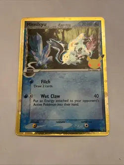 Pokemon Card Mimikyu SWSH136 Delta Species 25th Celebrations Black Star Promo NM - Image 1
