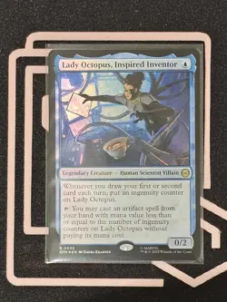 MTG Lady Octopus, Inspired Inventor Spiderman Rare FOIL HOLO 0035 - Image 1