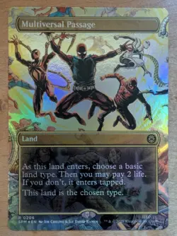 MTG - Multiversal Passage (borderless foil) - SPM (NM+) - Image 1