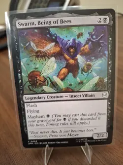 NM Swarm, Being of Bees, MTG, Marvel's Spider-Man, Magic the Gathering, 69 - Image 1