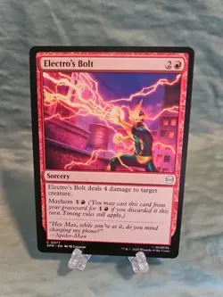 Electro's Bolt Marvel's Spider-Man Regular, MTG Magic The Gathering NM - Image 1