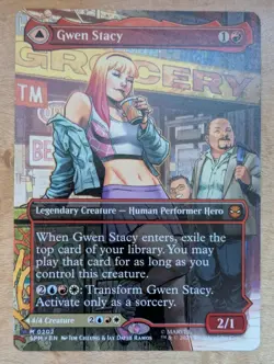 MTG - Gwen Stacy (0202) (borderless) - SPM (NM+) - Image 1