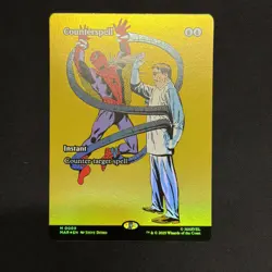 Counterspell (Borderless) 0009 Marvel Universe Spider-Man Foil MTG - Image 2