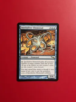 MTG 1x Quicksilver Elemental -NM- Mirrodin - Image 1