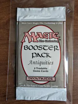 Magic The Gathering MTG Antiquities Booster Pack - Factory Sealed - 1994 - Image 3