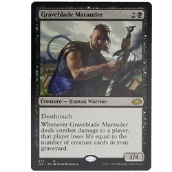 x1 Graveblade Marauder J22 MTG M/NM Black Rare Creature Human Warrior TCG CCG - Image 1
