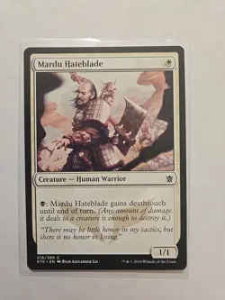 Mardu Hateblade - Khans of Tarkir - LP - MTG Magic - Common - Creature - Image 1
