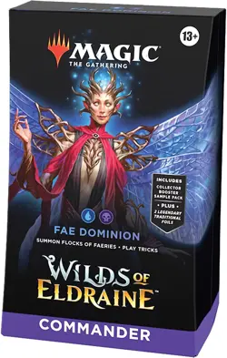 Magic the Gathering MtG Wilds of Eldraine FAE Dominion Commander Deck - Image 1