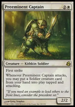 Preeminent Captain - Medium Play MTG Morningtide - Image 1