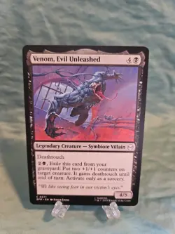 Venom, Evil Unleashed, Spider-Man MTG, Magic The Gathering NM - Image 1