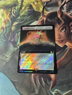 1x MTG Sundown Pass (Extended Art) (Surge Foil) - Doctor Who (WHO) #1111 - Magic - Image 1