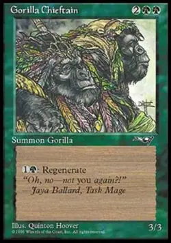 Gorilla Chieftain (2) - Medium Play MTG Alliances - Image 1