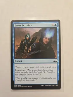 Jace's Scrutiny - Shadows over Innistrad - LP - MTG Magic - Common - Instant - Image 1