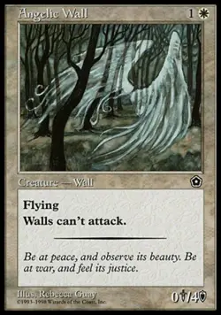 Angelic Wall - Light Play MTG Portal Second Age - Image 1