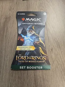 MTG The Lord of the Rings: Tales of Middle-Earth Sleeved Set Booster pack, new! - Image 1