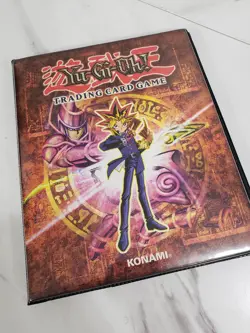 Yugioh 1996 Vintage No Ring Collection Binder 14 Pages 90s Card Storage Book - Image 1