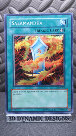 | Yugioh Salamandra DDS-006 Secret Rare Dark Duel Stories Promo PL 🔥 | - Image 1