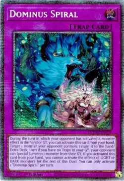 Yugioh DOOD-EN079 Dominus Spiral Starlight Rare 1st MINT - Image 1