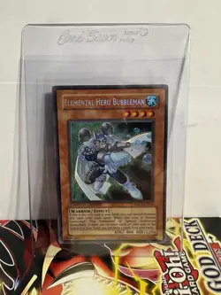 Yugioh Elemental HERO Bubbleman EHC1-EN003 Limited Edition - Image 1
