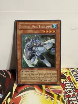 Yugioh Elemental HERO Bubbleman EHC1-EN003 Limited Edition - Image 2