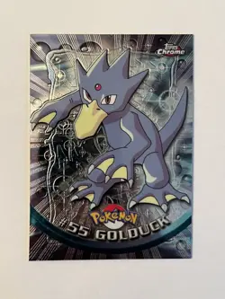 Pokemon Card Topps Chrome Holo Foil Golduck #55 - Image 1
