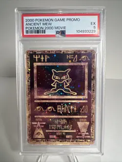 PSA 5 Ancient Mew Holo 2000 Movie Promo AUTHENTIC Pokemon Card - Image 1