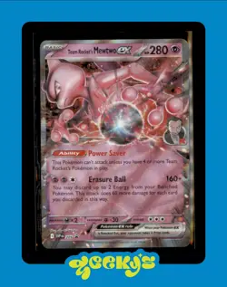 Team Rocket's Mewtwo ex 205 Sv: Scarlet & Violet Promo Cards Holo - Image 1