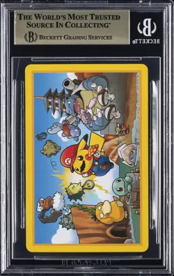 2016 POKEMON CENTER MARIO PIKACHU PLAYING CARDS JACK OF HEARTS BGS 10 - Image 2