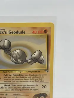 Brock's Geodude 66/132 - Gym Heroes - Pokemon Card LP - Image 4