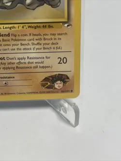 Brock's Geodude 66/132 - Gym Heroes - Pokemon Card LP - Image 5