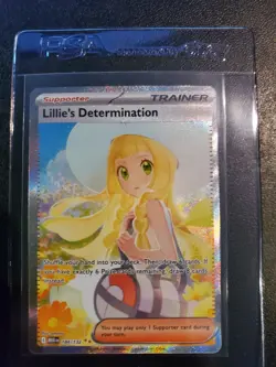 Pokemon TCG Lillie’s Determination SIR 184/132 ENGLISH Mega Evolution Card - Image 1