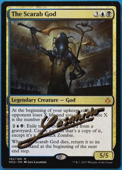 The Scarab God Hour of Devastation NM Mythic Rare SIGNED CARD (504793) ABUGames - Image 1