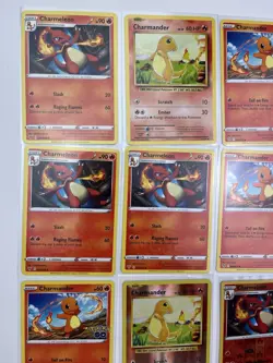 19 Card Lot Charmander Charmeleon Charizard Reverse Holo Pokemon TCG - Image 2