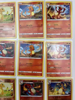 19 Card Lot Charmander Charmeleon Charizard Reverse Holo Pokemon TCG - Image 3
