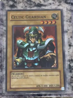 Yu-Gi-Oh! Celtic Guardian - LOB-007 - Super Rare Holo Card - Image 1