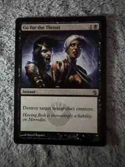 Magic Card - Go for the Throat Mirrodin Besieged Regular LP - Image 3