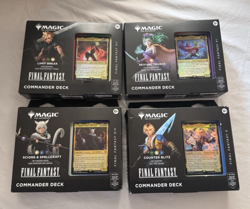 *NEW & Sealed* FINAL FANTASY Commander Deck (Set of All 4 Decks) Magic MTG - Image 1