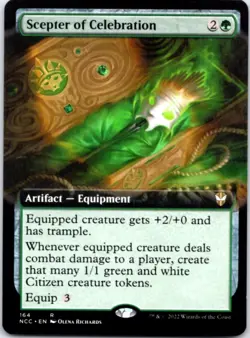 Scepter of Celebration (Extended Art) - Commander: Streets of New Capenna - 164 - Image 1