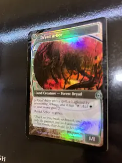 FOIL Dryad Arbor | MtG Magic Future Sight | English | Damaged (DMG) - Image 2