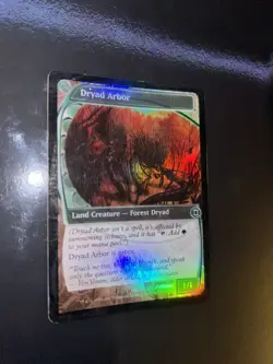 FOIL Dryad Arbor | MtG Magic Future Sight | English | Damaged (DMG) - Image 3