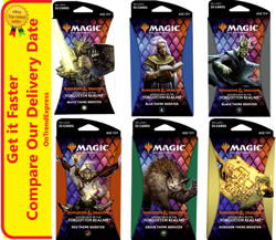 6x Magic MTG D&D Adventures in the Forgotten Realms Theme Boosters Set of 6 - Image 1
