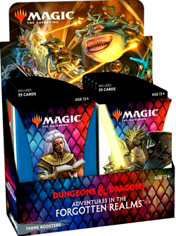 6x Magic MTG D&D Adventures in the Forgotten Realms Theme Boosters Set of 6 - Image 2