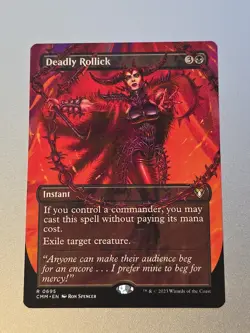Deadly Rollick (Borderless) Commander Masters Regular - Image 1