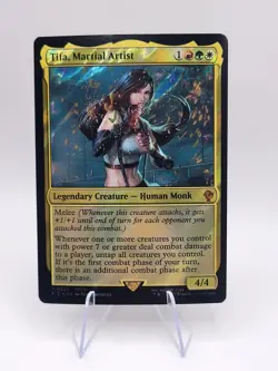 Tifa, Martial Artist (Surge Foil) Commander: Final Fantasy Foil - Image 1